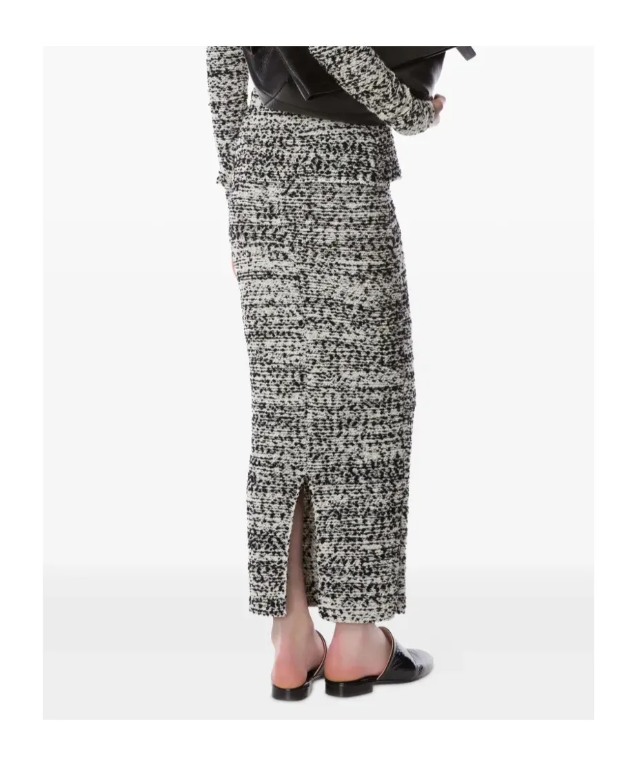 Textured Midi Skirt
