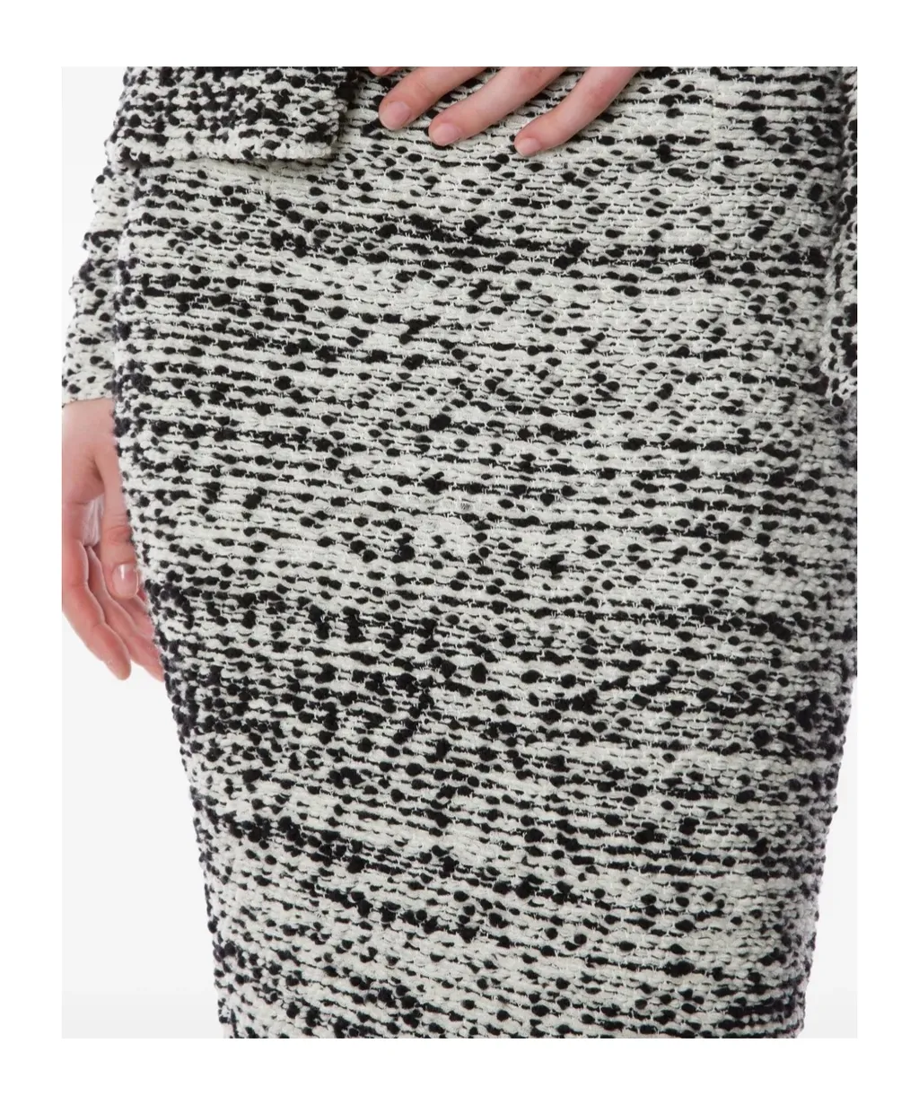 Textured Midi Skirt