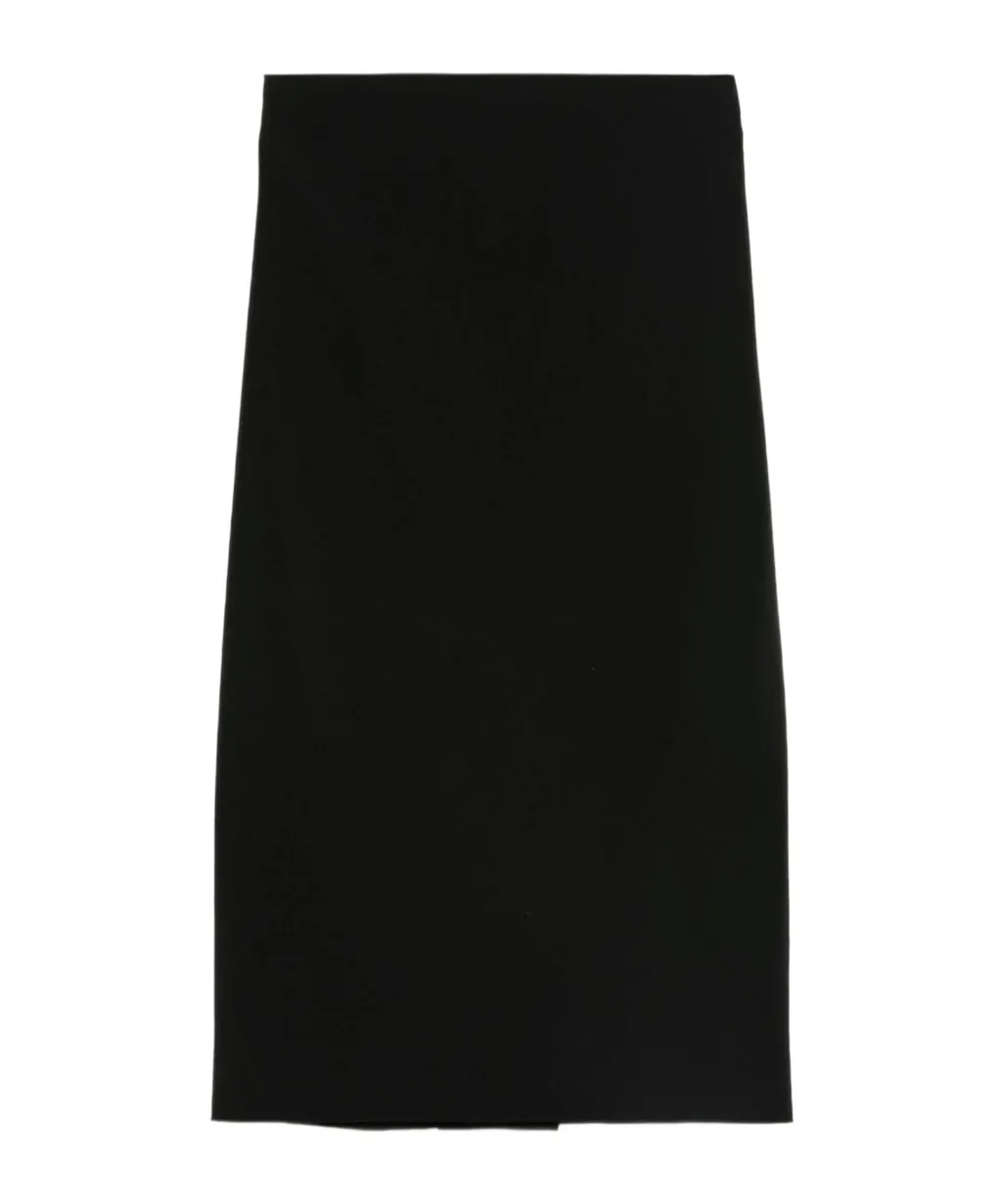 Pencil Wool-Blend Skirt