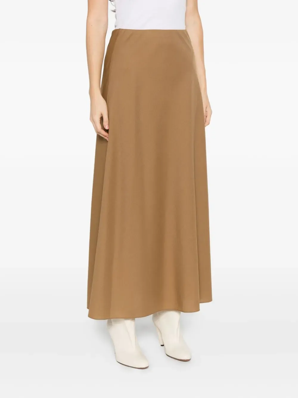 High-Waisted Midi Skirt