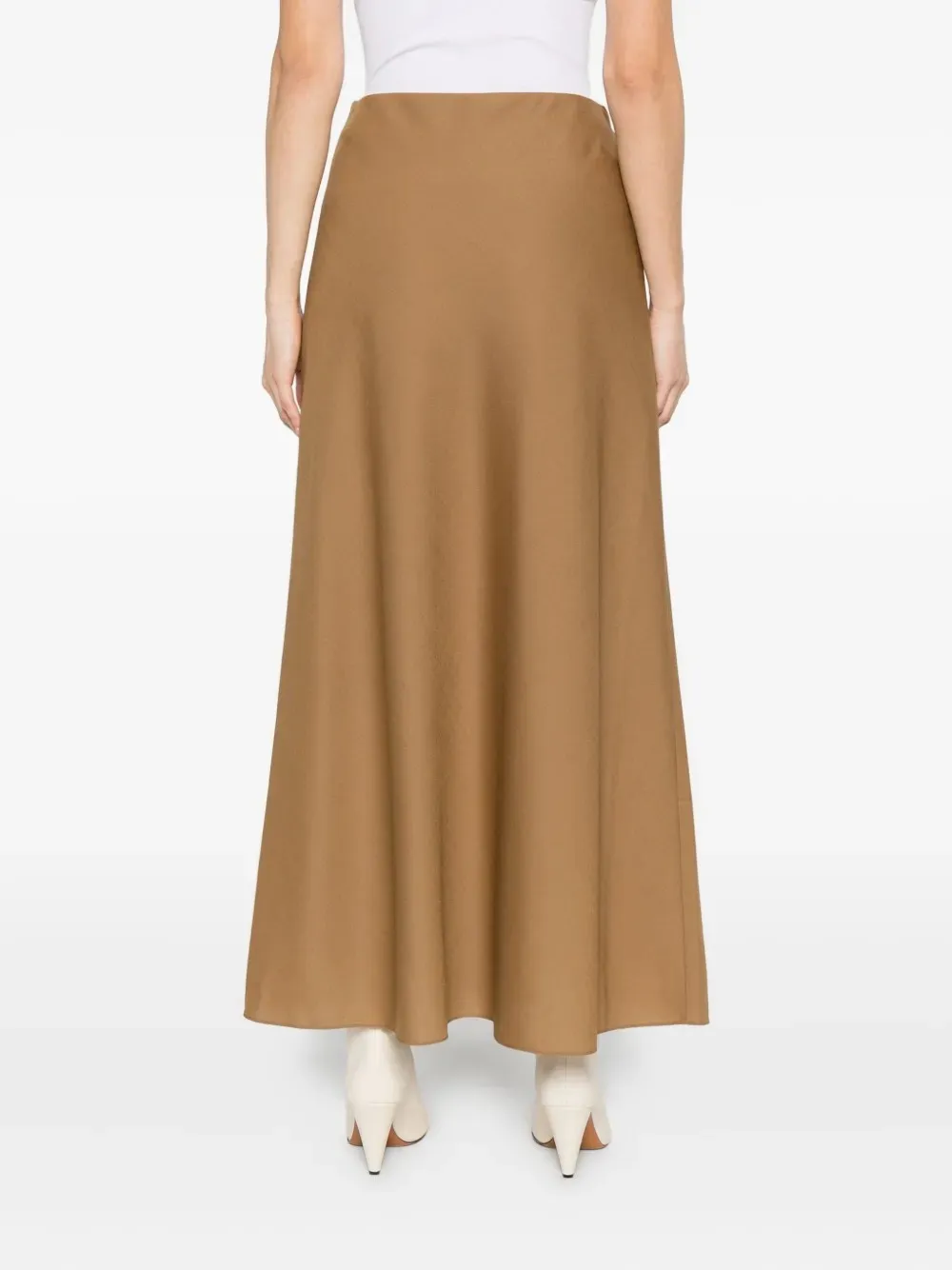 High-Waisted Midi Skirt