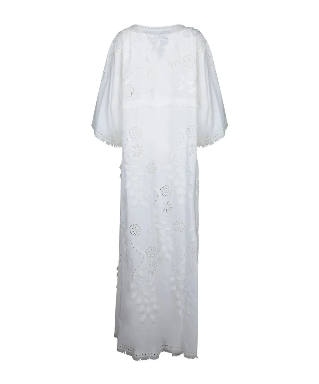 Floral Embroidered Maxi Dress