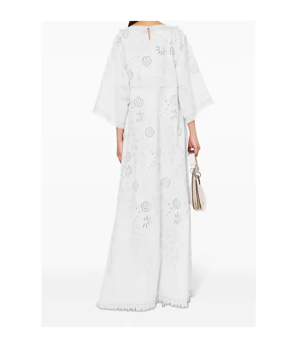 Floral Embroidered Maxi Dress