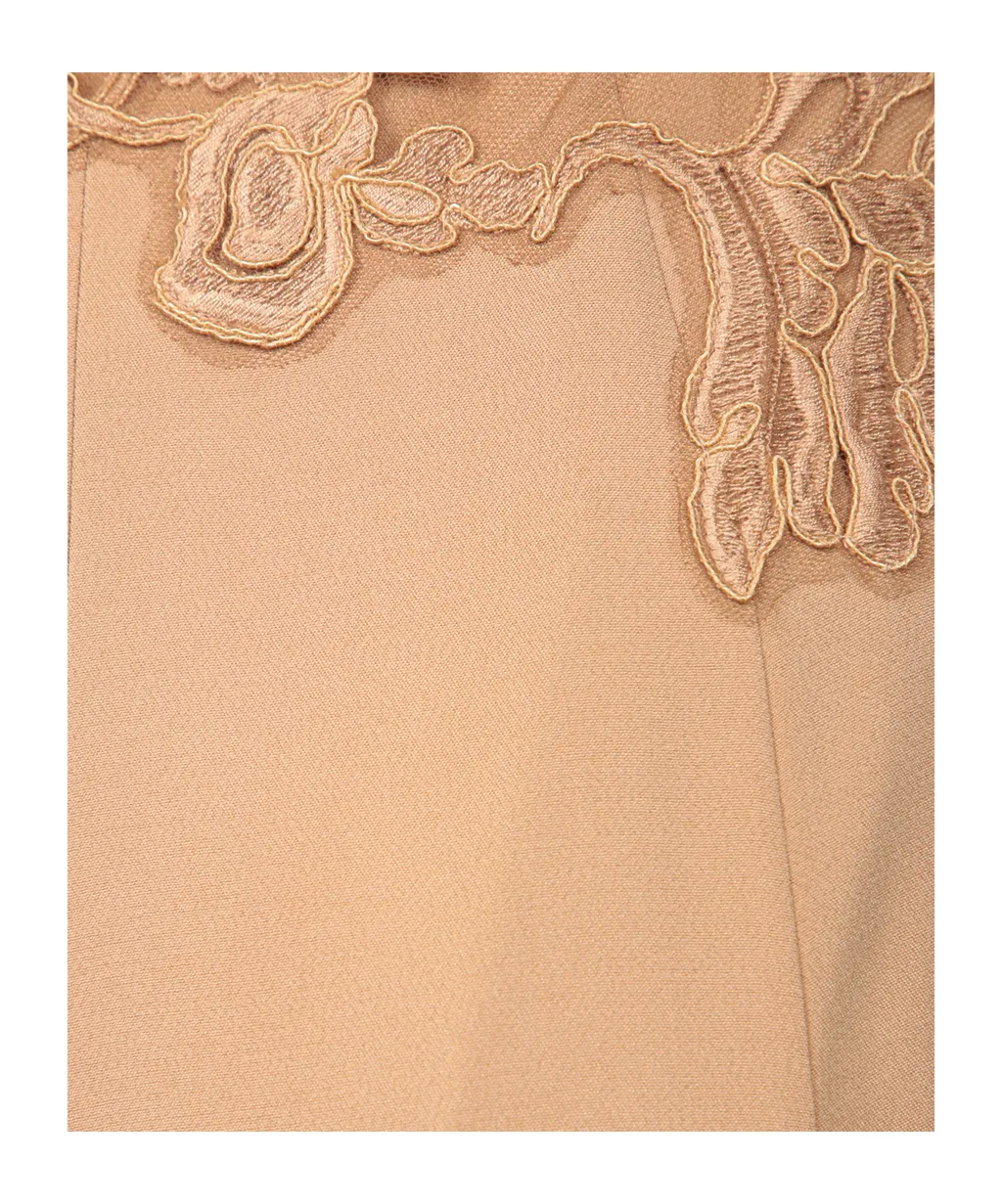 Tie Detailed Sleeveless Midi Dress