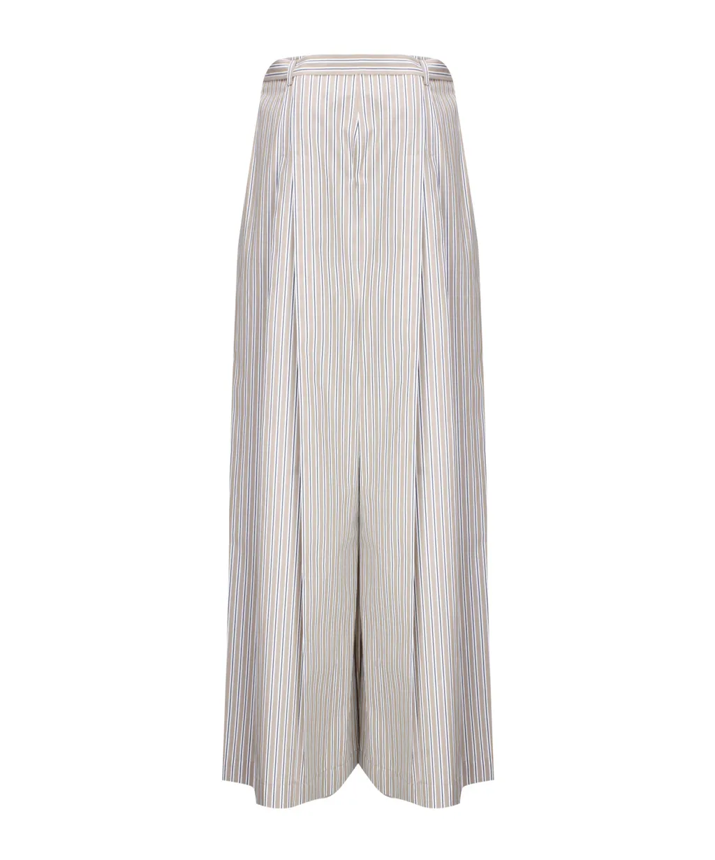 Belt-Loop Casual Pants