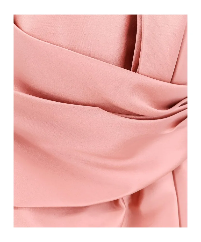 Mikado Cocktail Longuette Dress