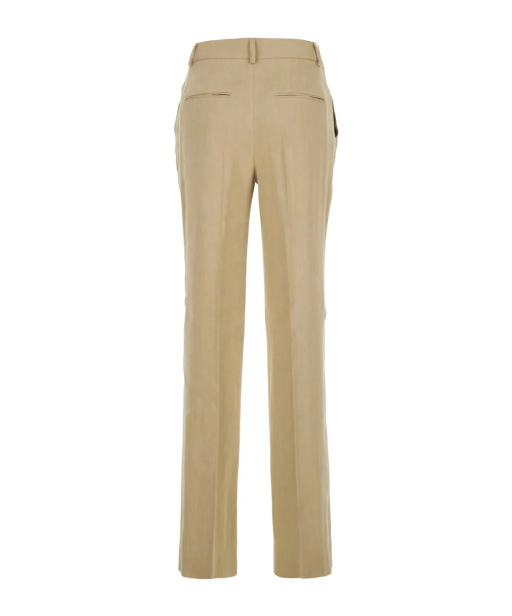 High-Waist Tailored Trousers