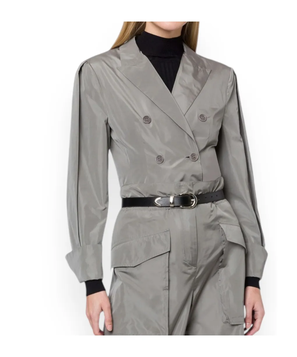 Double-Breasted Suit Jacket