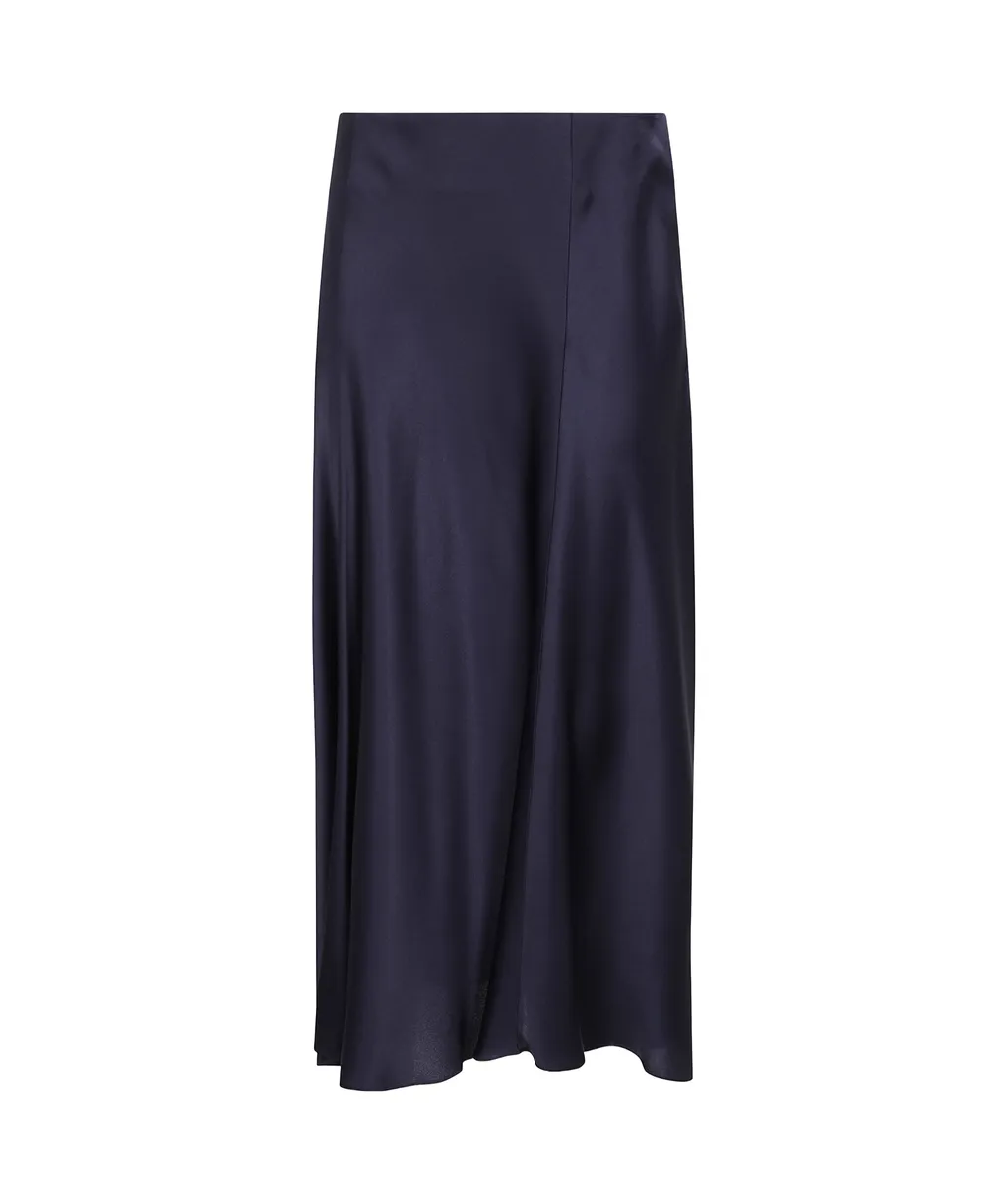 Satin Midi Skirt