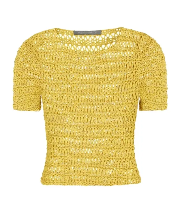 Open-Knit T-Shirt