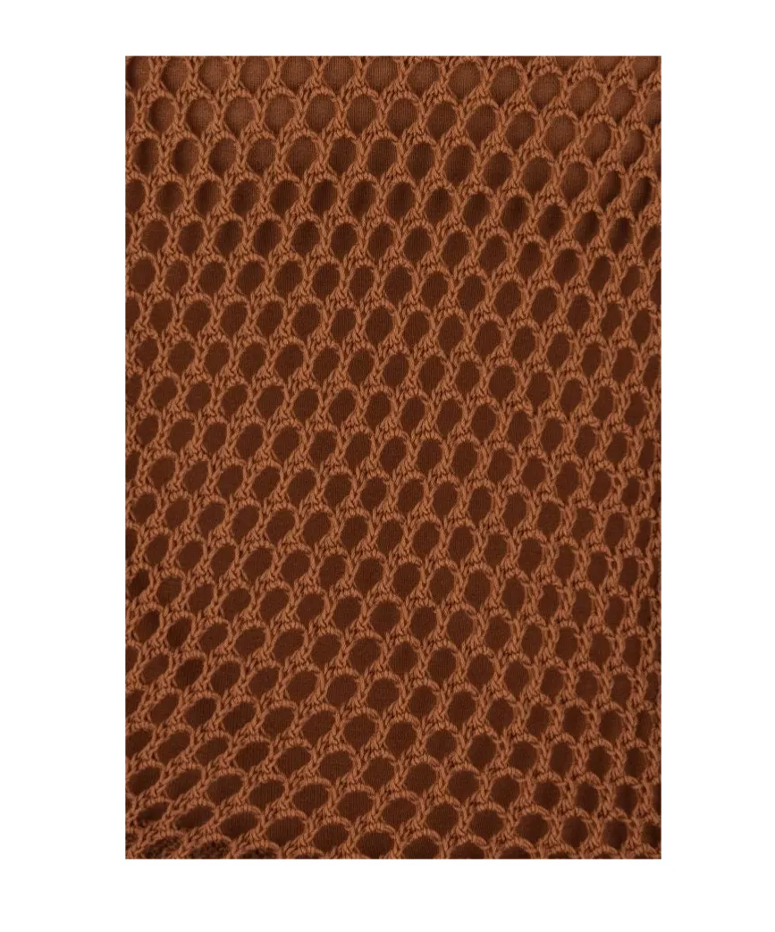 Mesh Long-Sleeved Top