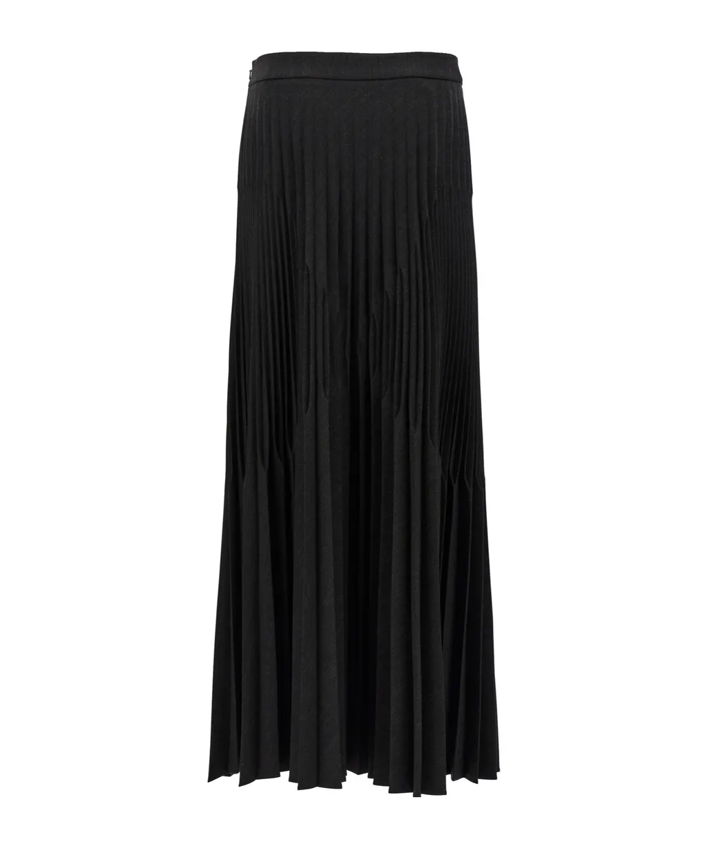 Pleated Long Skirt