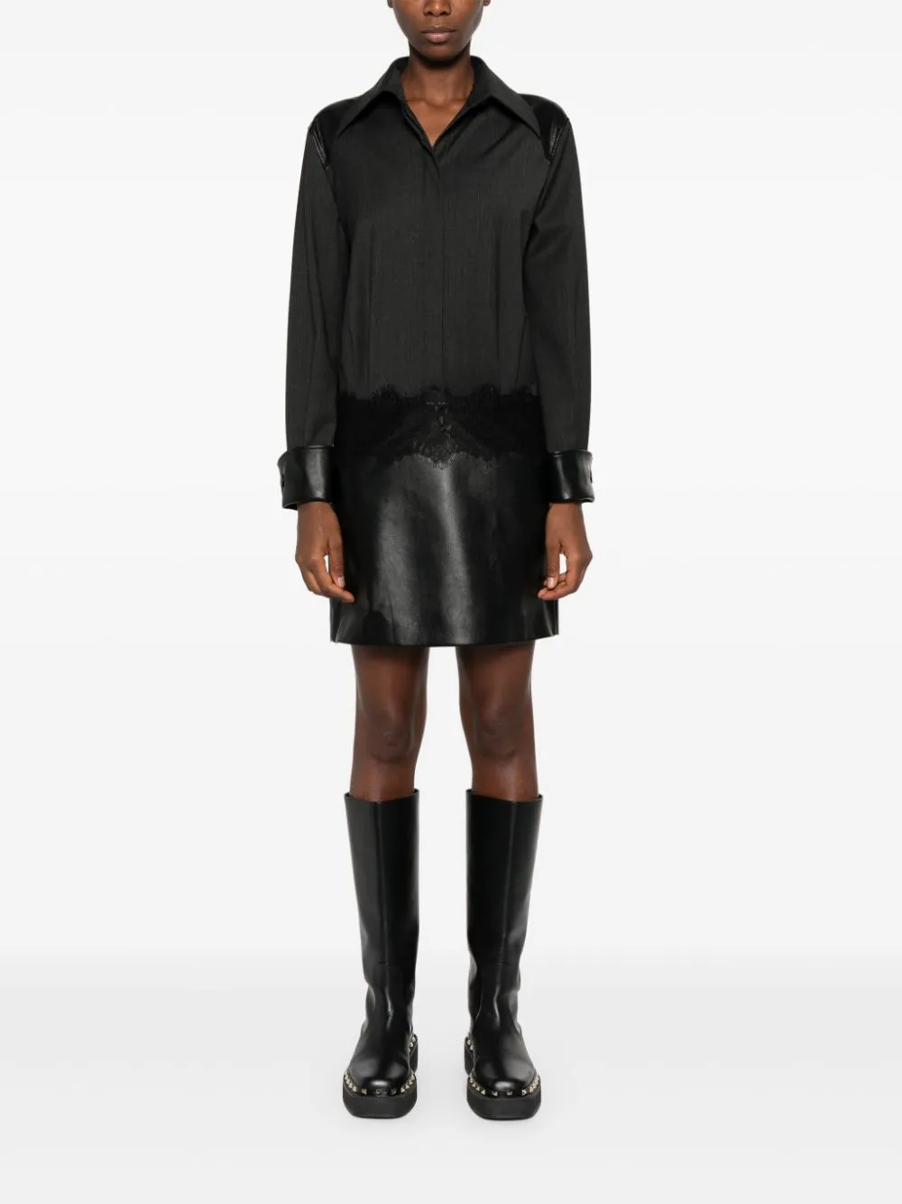 Long-Sleeved Shirt Dress