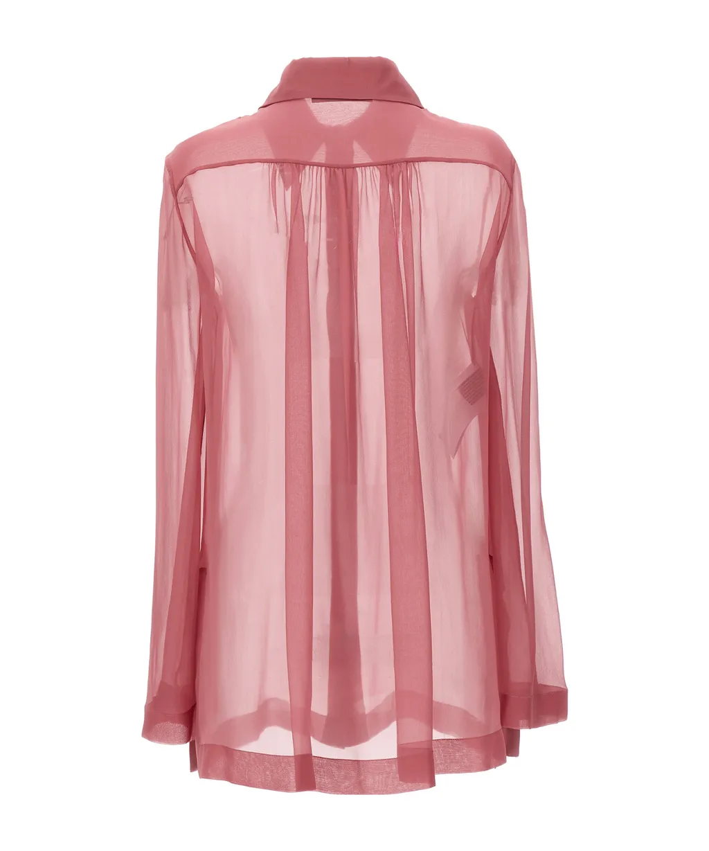 Long-Sleeved Button-Up Shirt