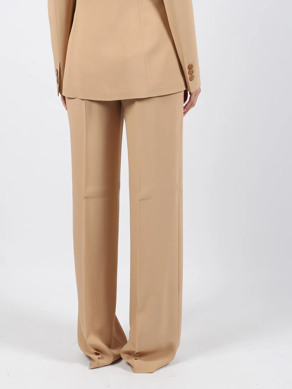 High-Waist Wide-Leg Palazzo Trousers