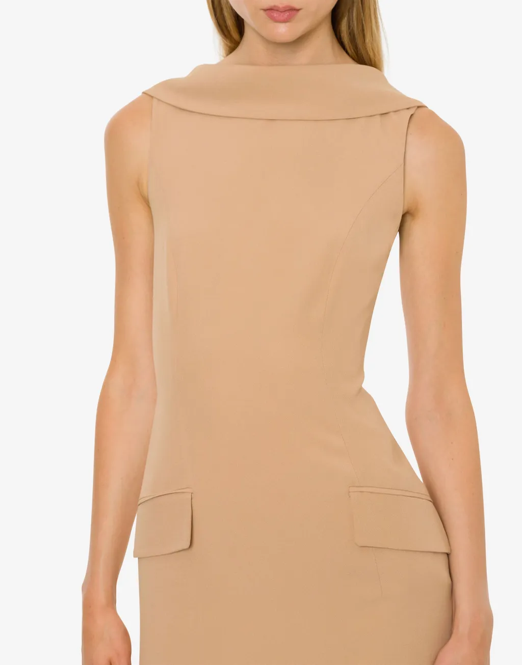 Low-Back Sleeveless Maxi Dress