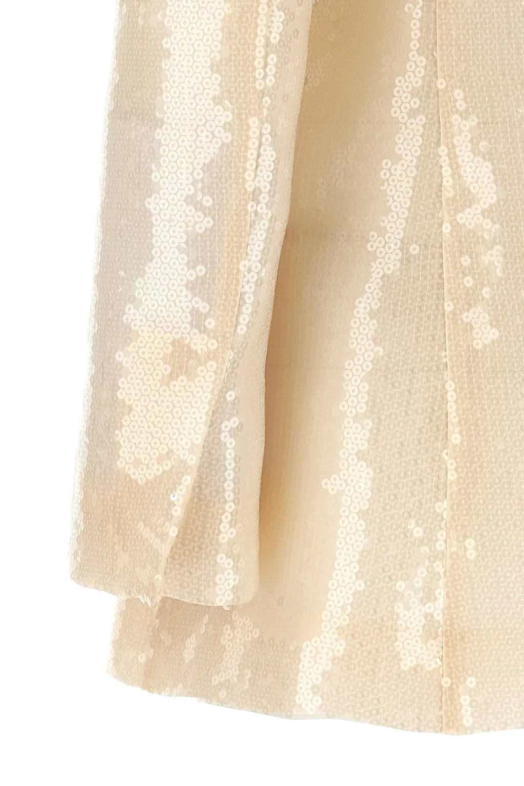 Sequin Embellished Single-Breasted Blazer