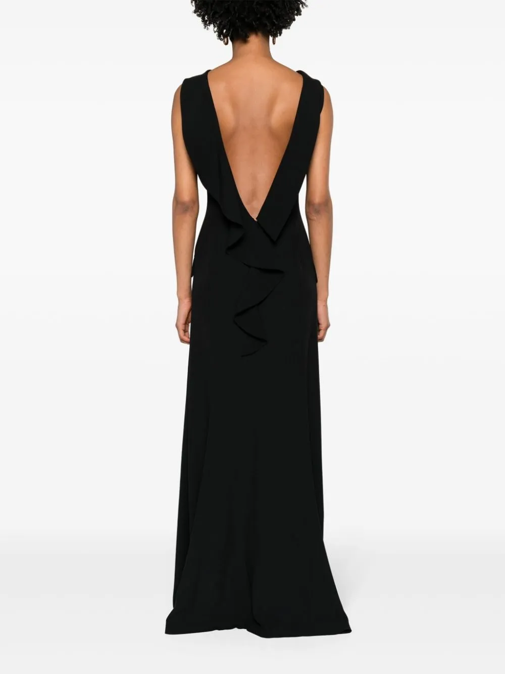 Low-Back Sleeveless Maxi Dress