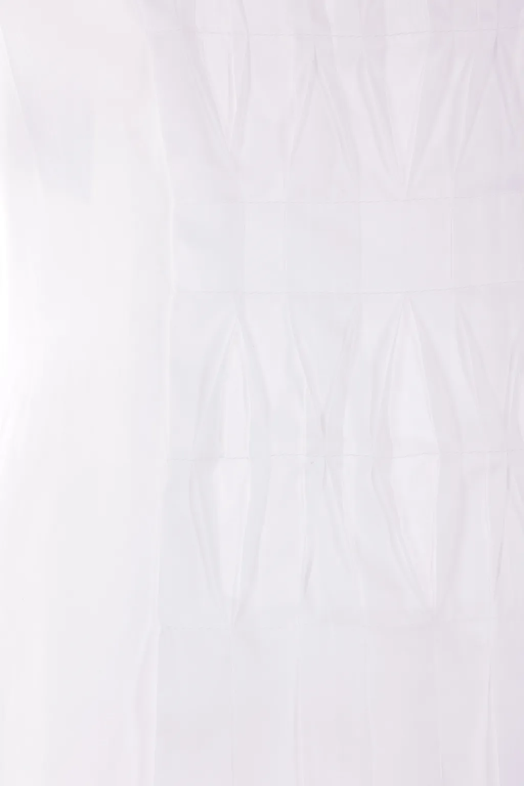 Draped-Detail Cotton Dress