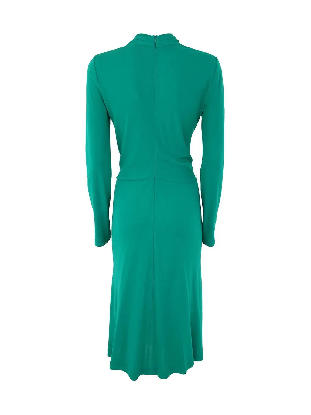 V-Neck Long-Sleeved Dress