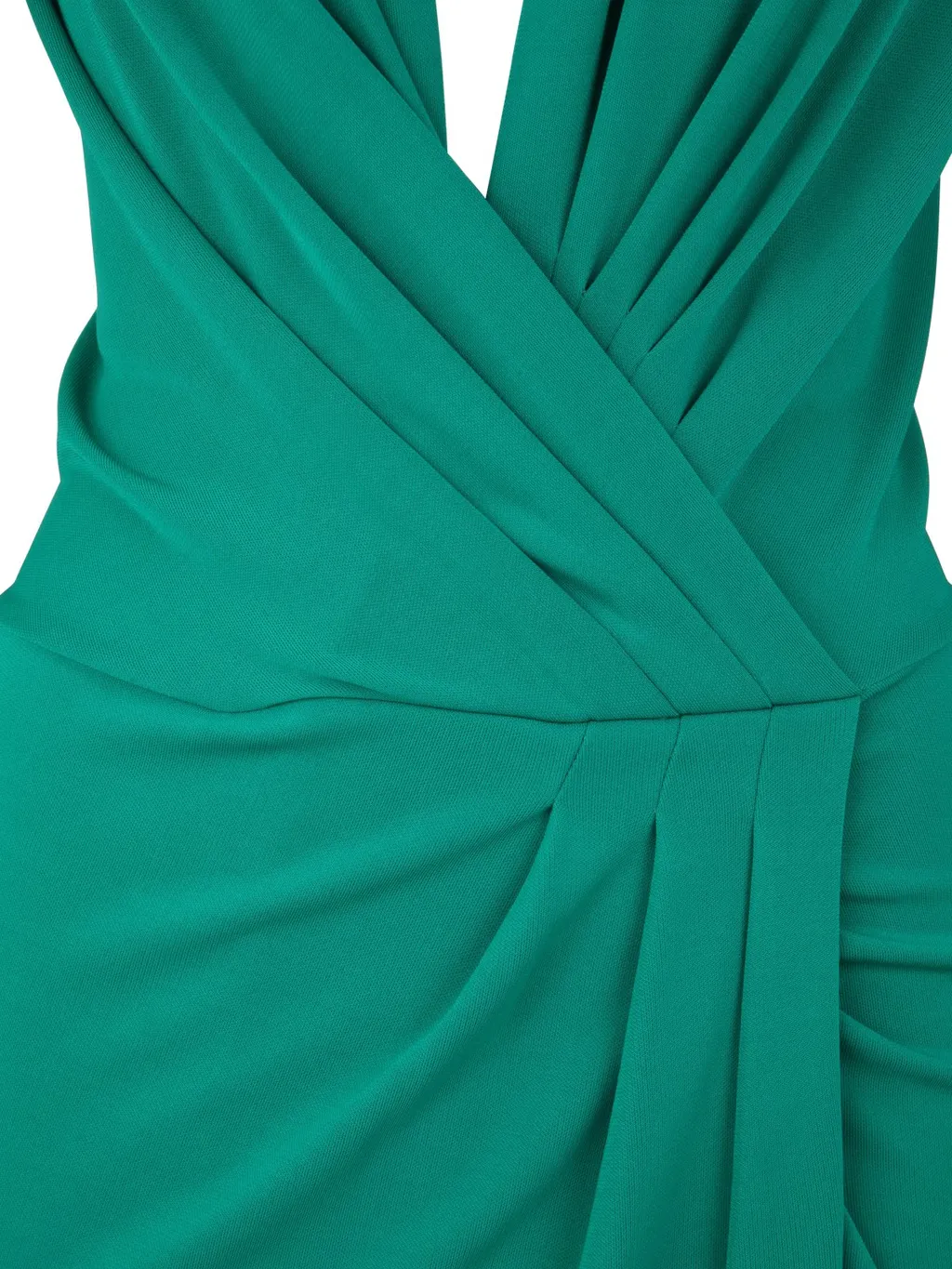 V-Neck Long-Sleeved Dress
