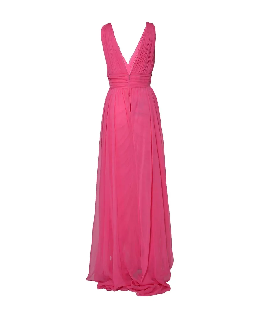 Draped Sleeveless Gown
