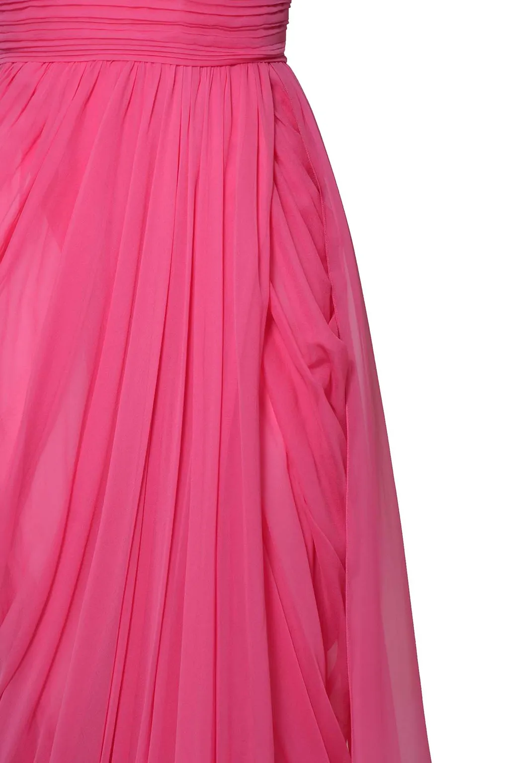 Draped Sleeveless Gown
