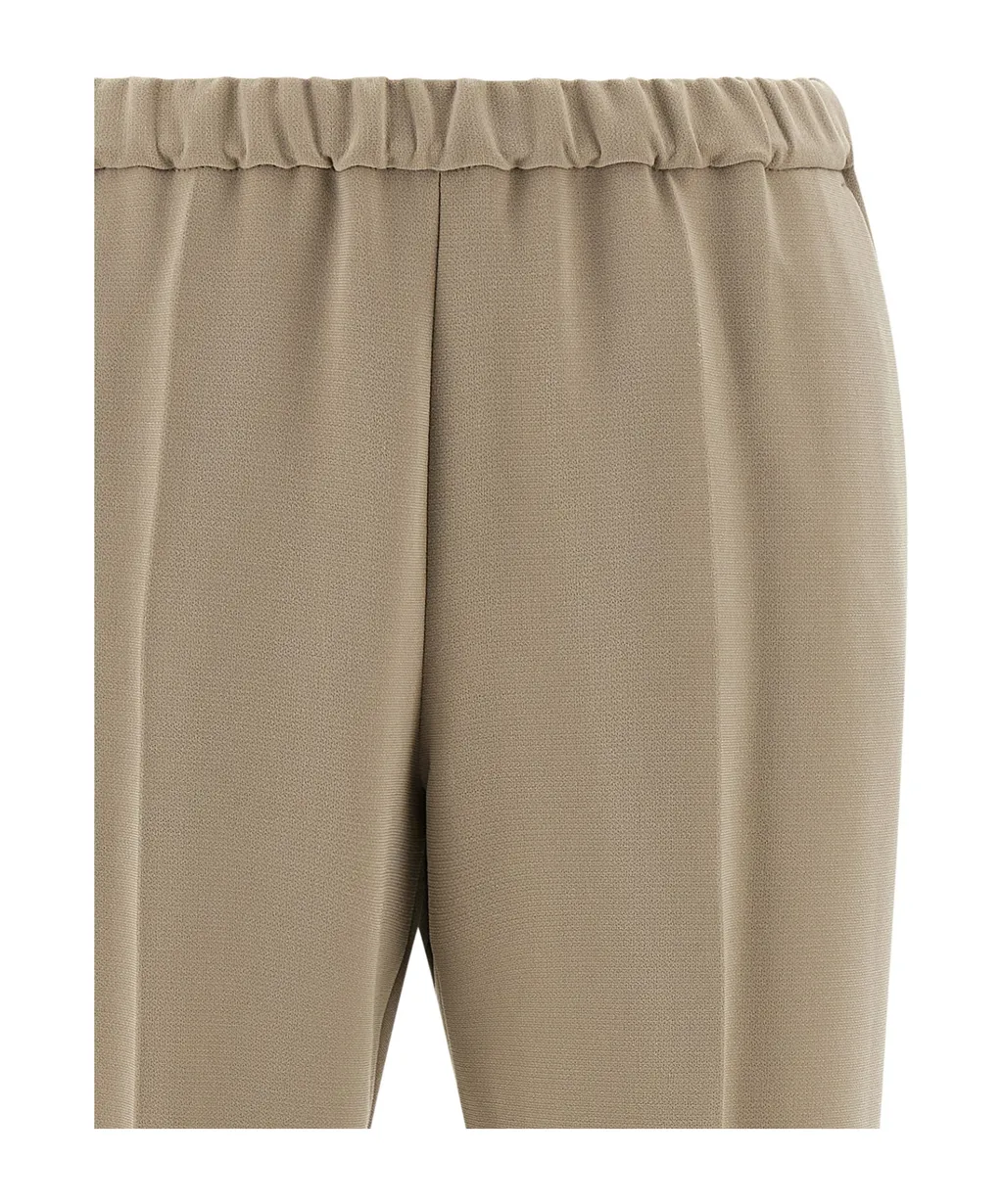 Elasticated Pleat Trousers