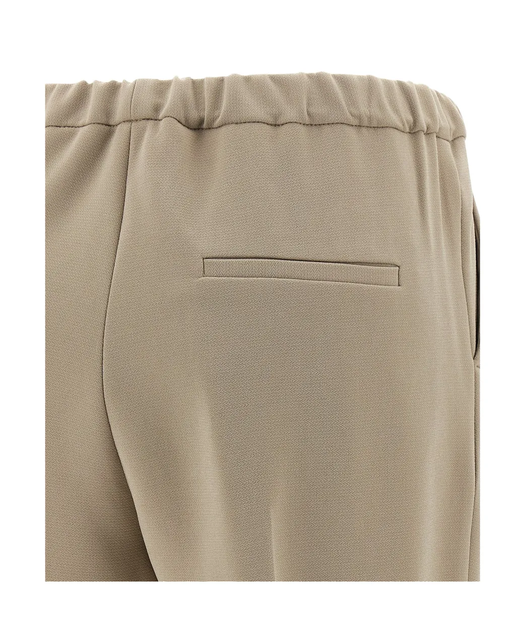 Elasticated Pleat Trousers
