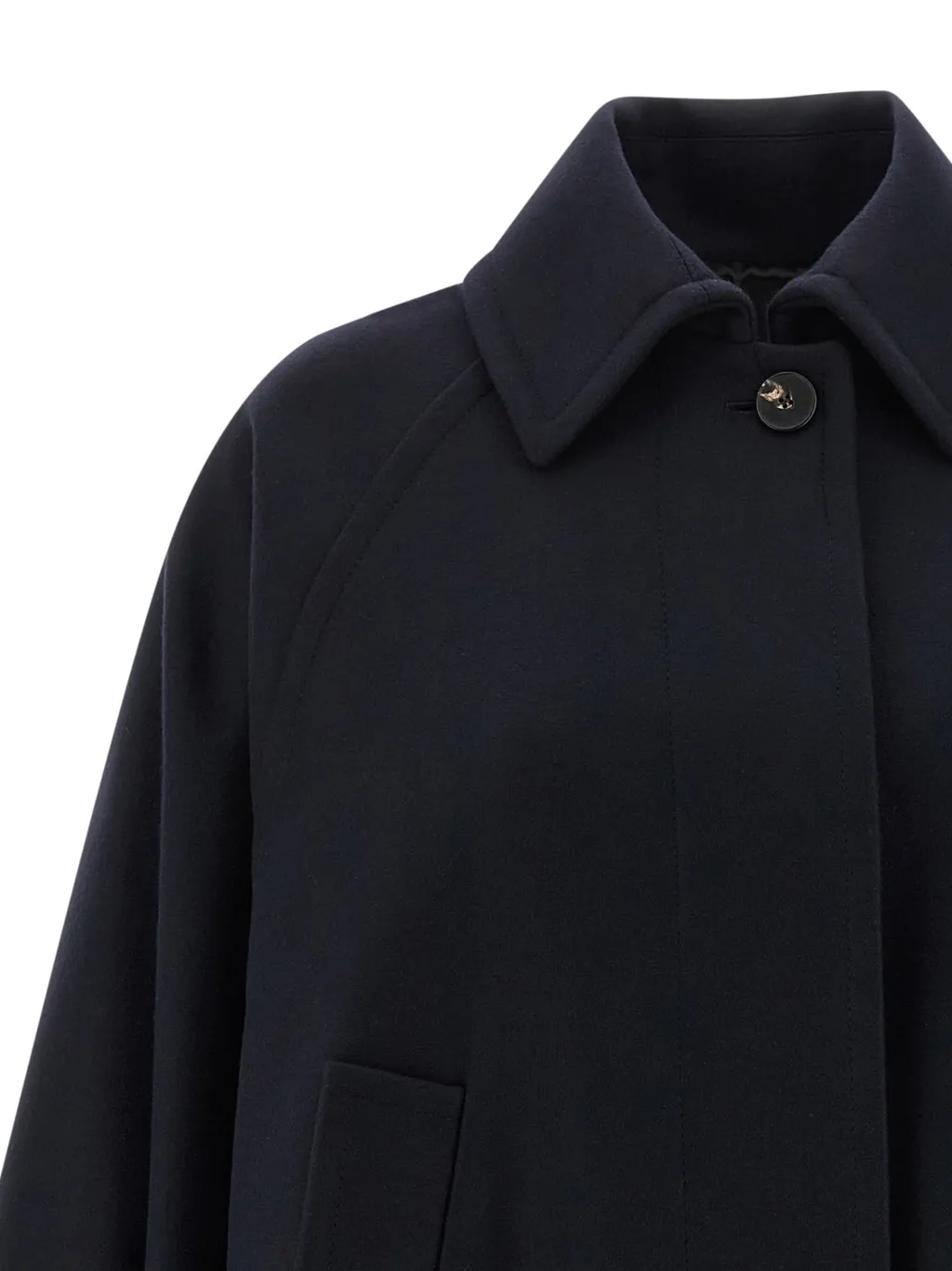 Bat Sleeve Caban Coat