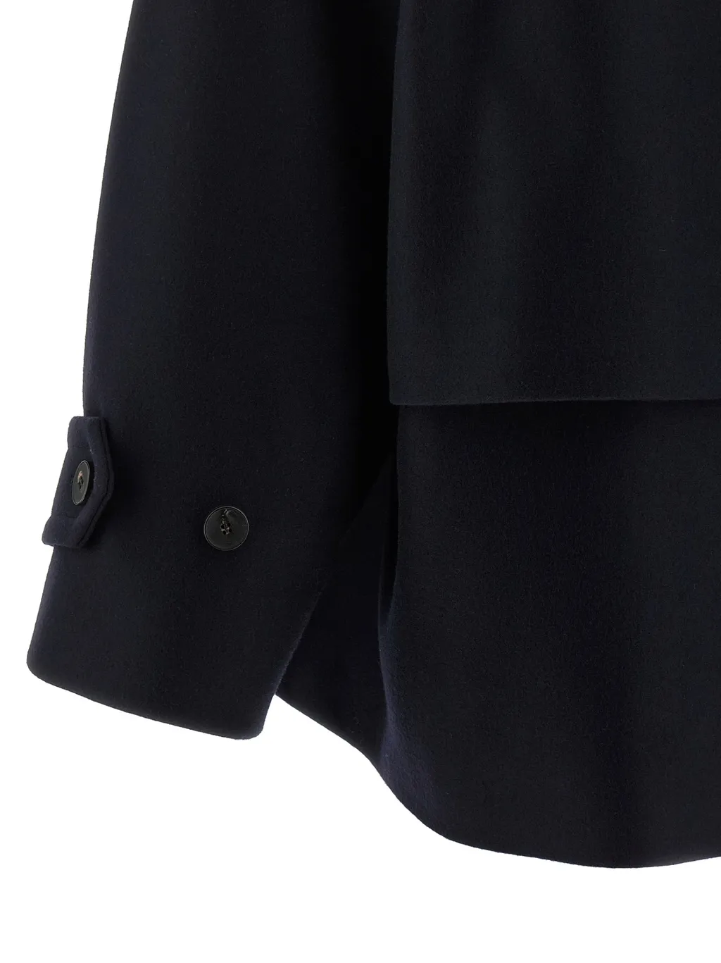 Bat Sleeve Caban Coat