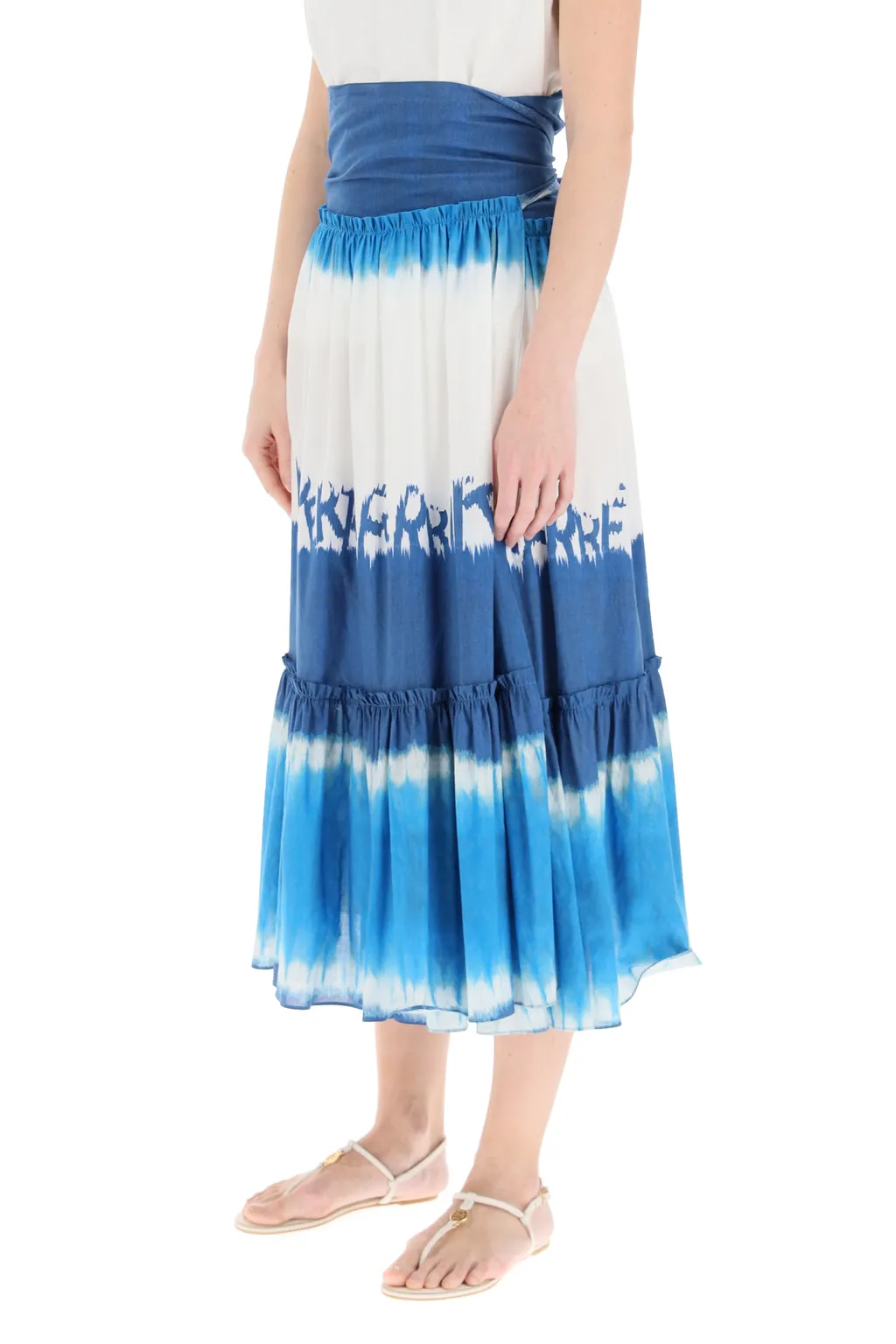 Tie-Dye Midi Skirt
