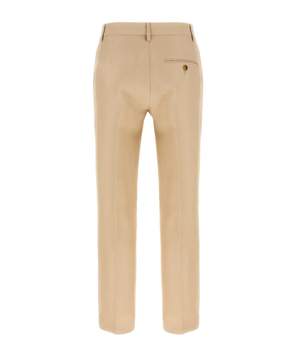 Pleated Chinos Pants