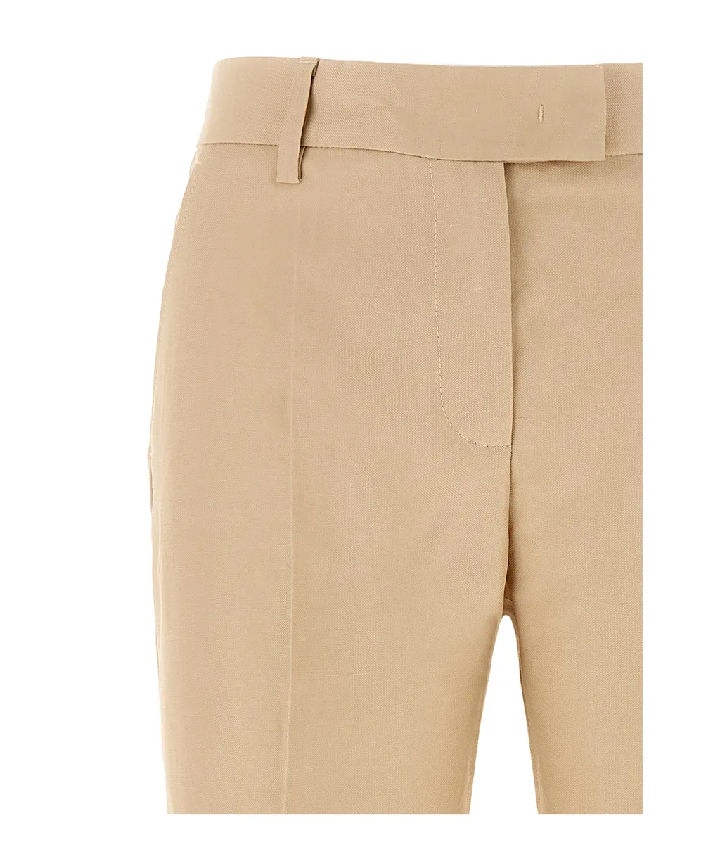 Pleated Chinos Pants