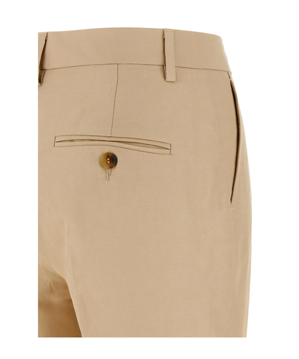Pleated Chinos Pants