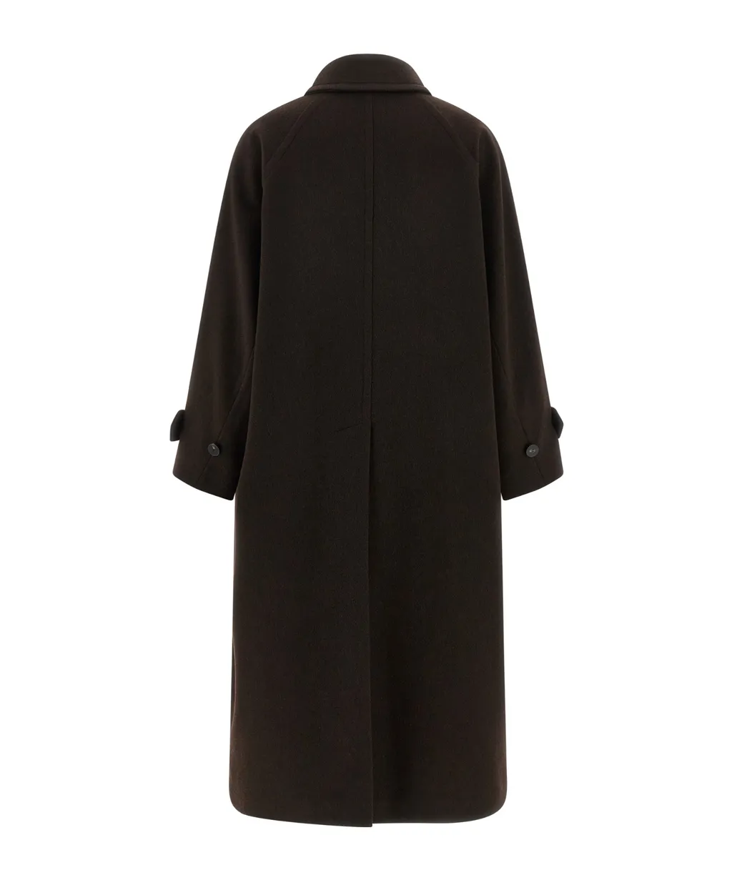 Virgin Wool Long Coat