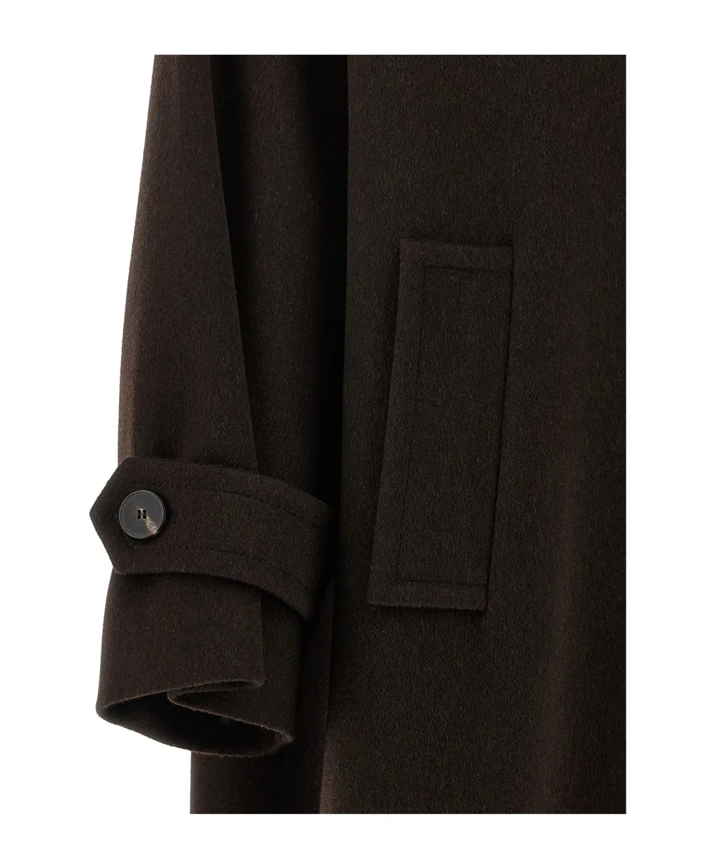 Virgin Wool Long Coat