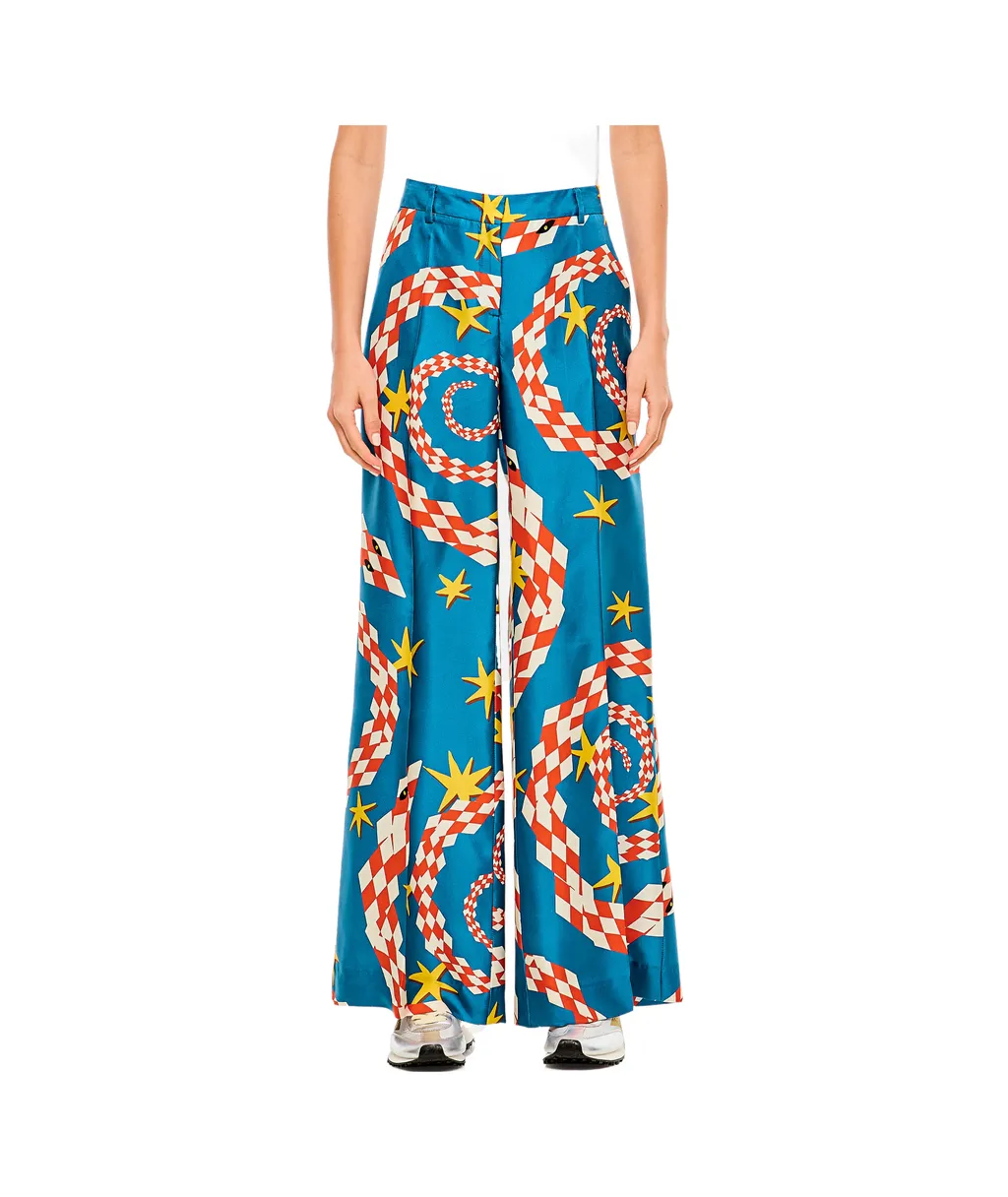 Wide-Leg Casual Pants