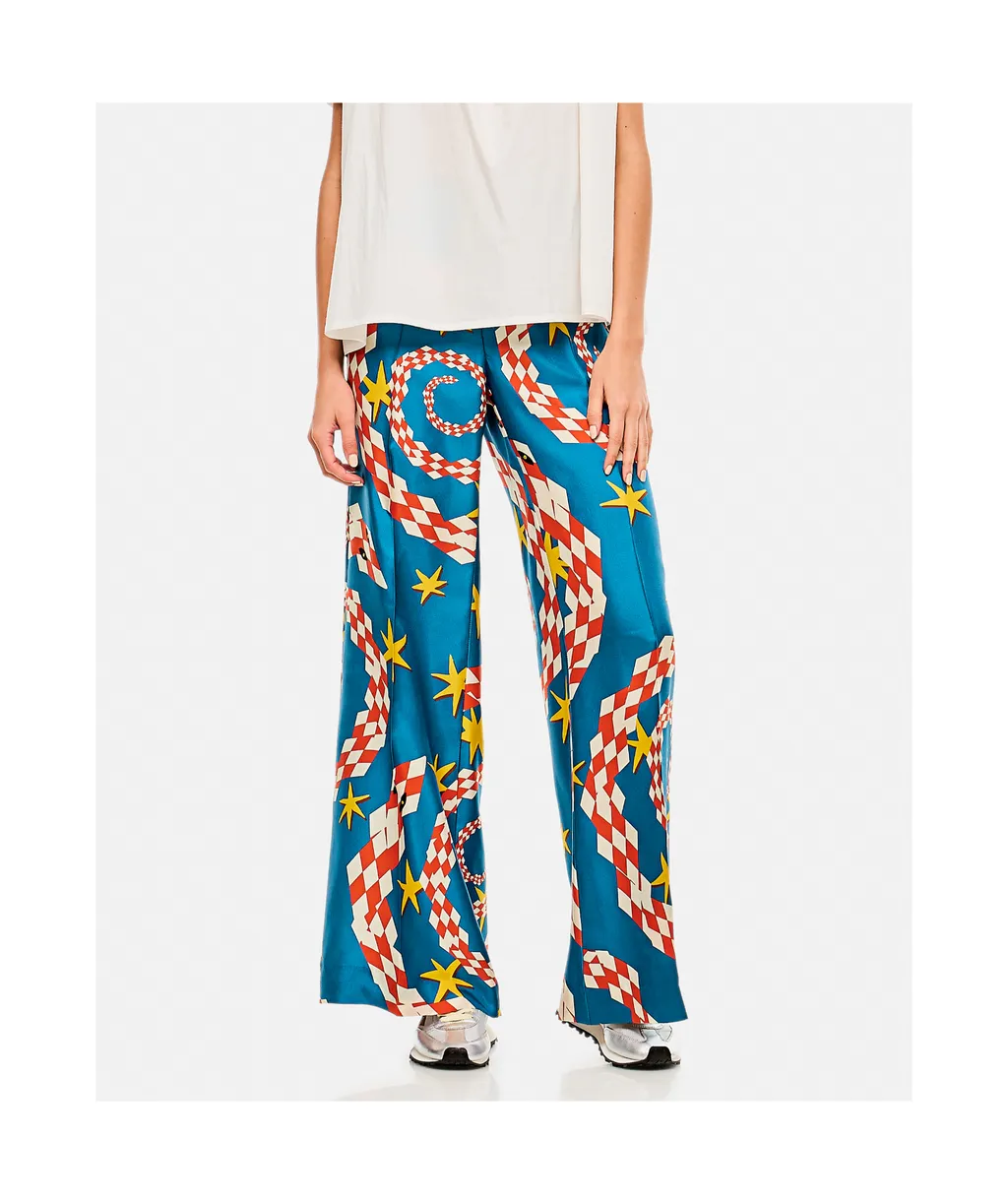 Wide-Leg Casual Pants