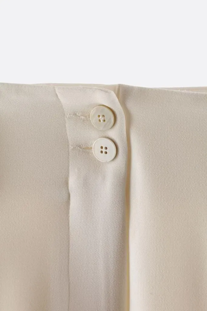 Wide-Leg Tailored Trousers