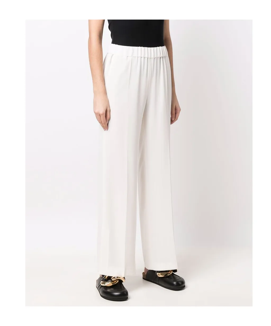 High-Waist Wide-Leg Trousers