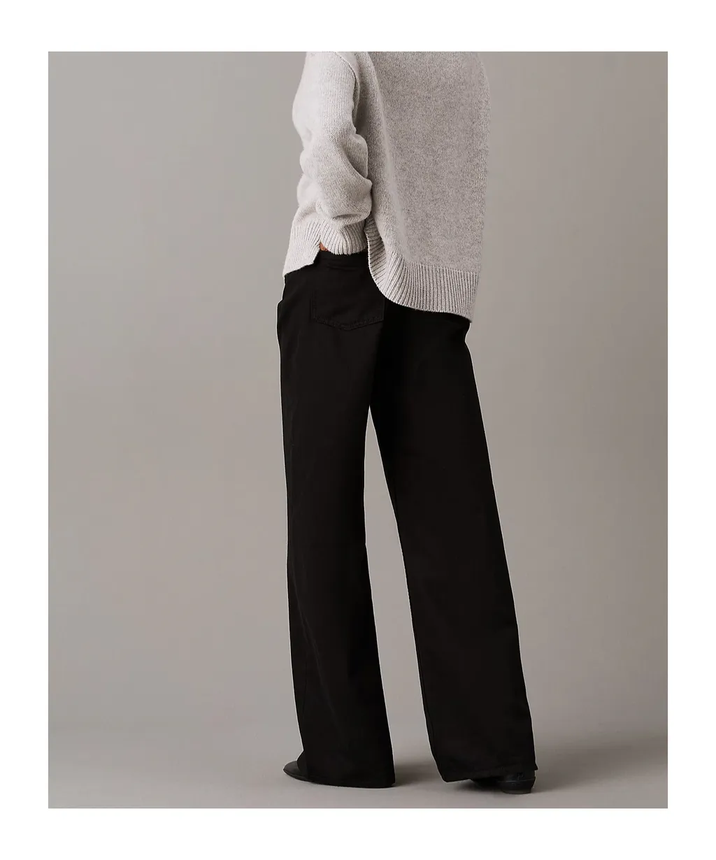 Wide Leg Denim Jeans