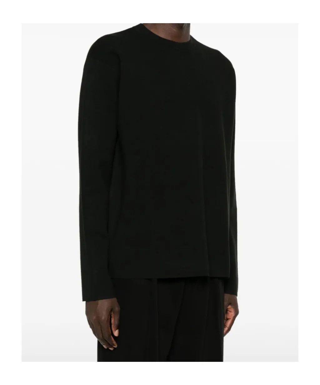 Fine Knit Crew Neck Pullover
