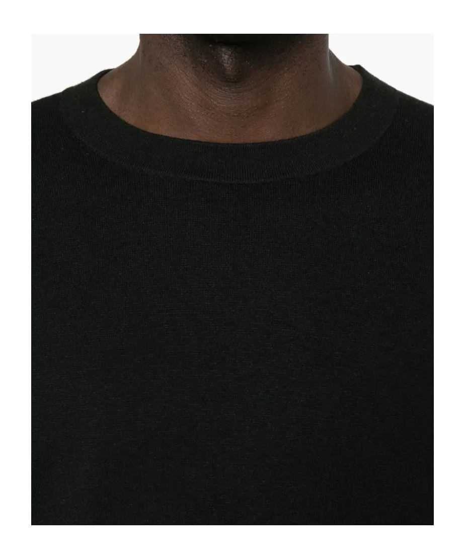 Fine Knit Crew Neck Pullover