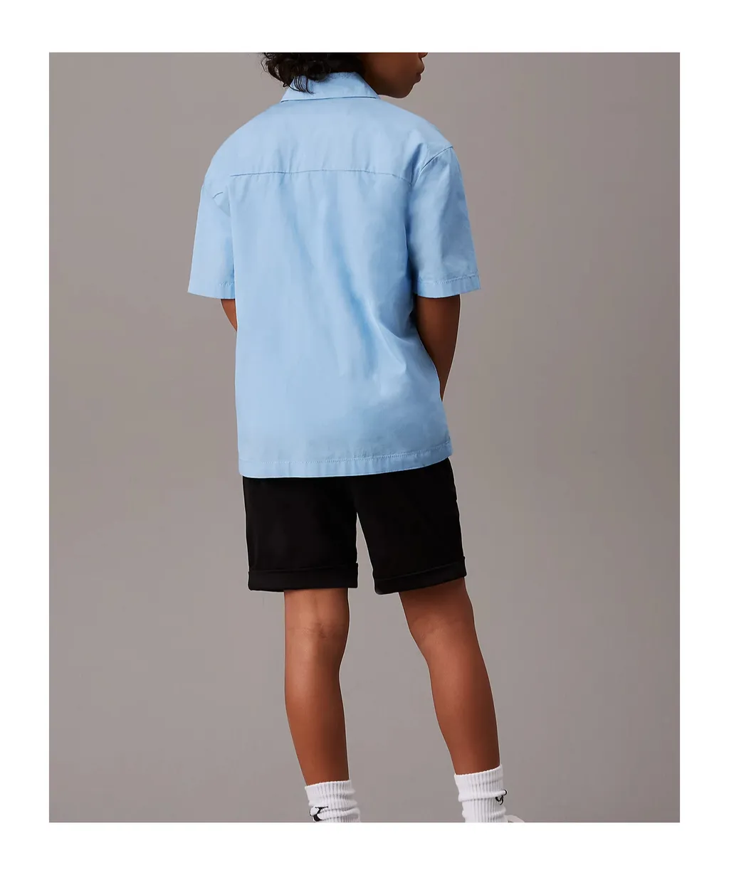 Stretch Denim Chino Shorts