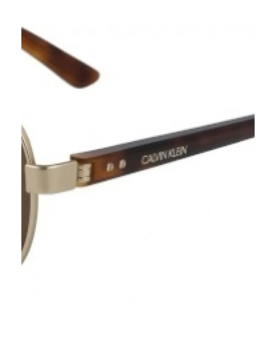 Ck19306 Round-Frame Sunglasses