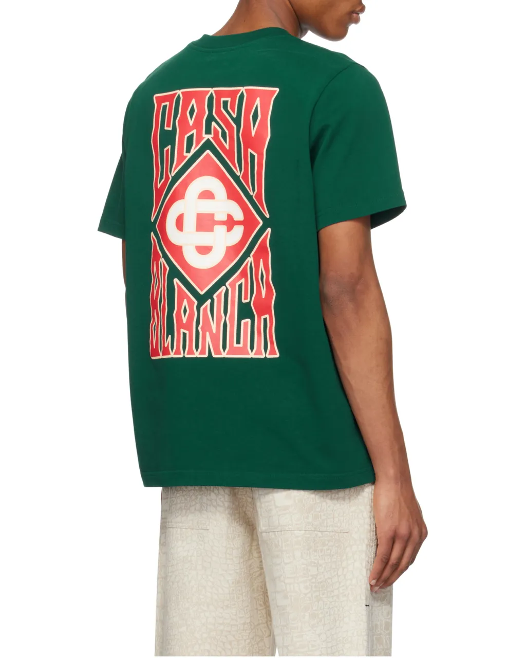 Gothic Logo Printed Short Sleeved T-Shirt
