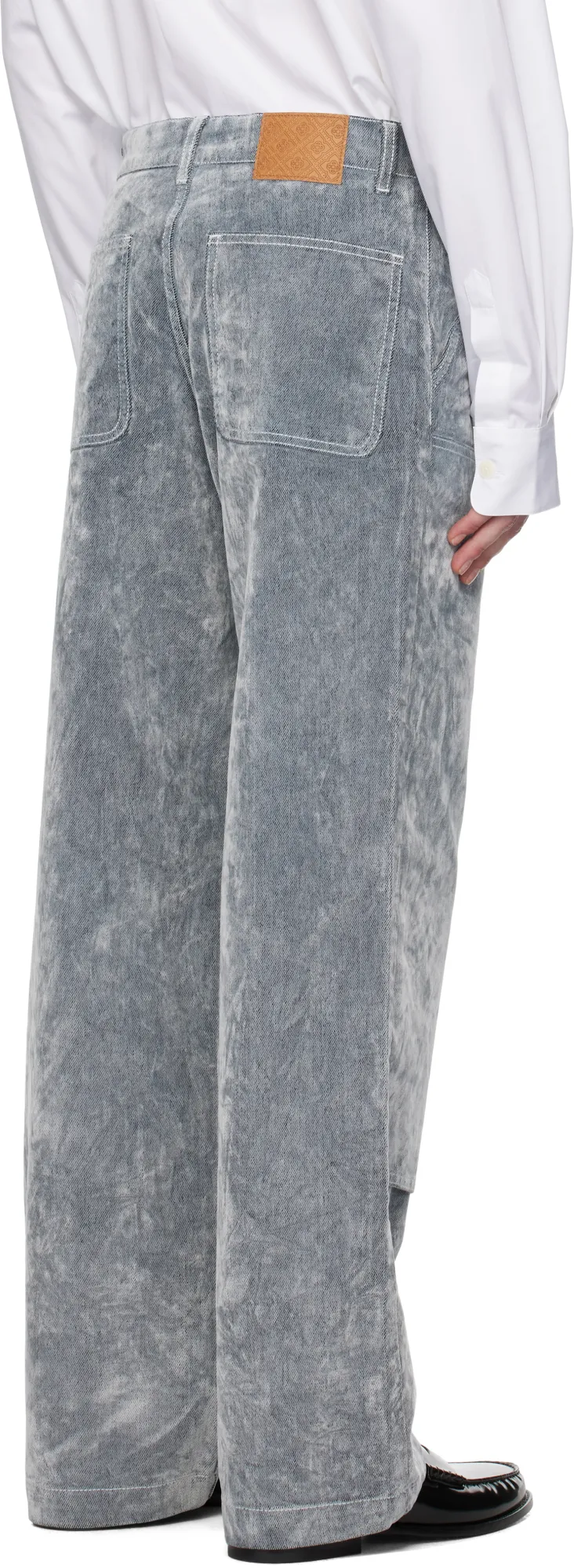 Corduroy Straight Trousers