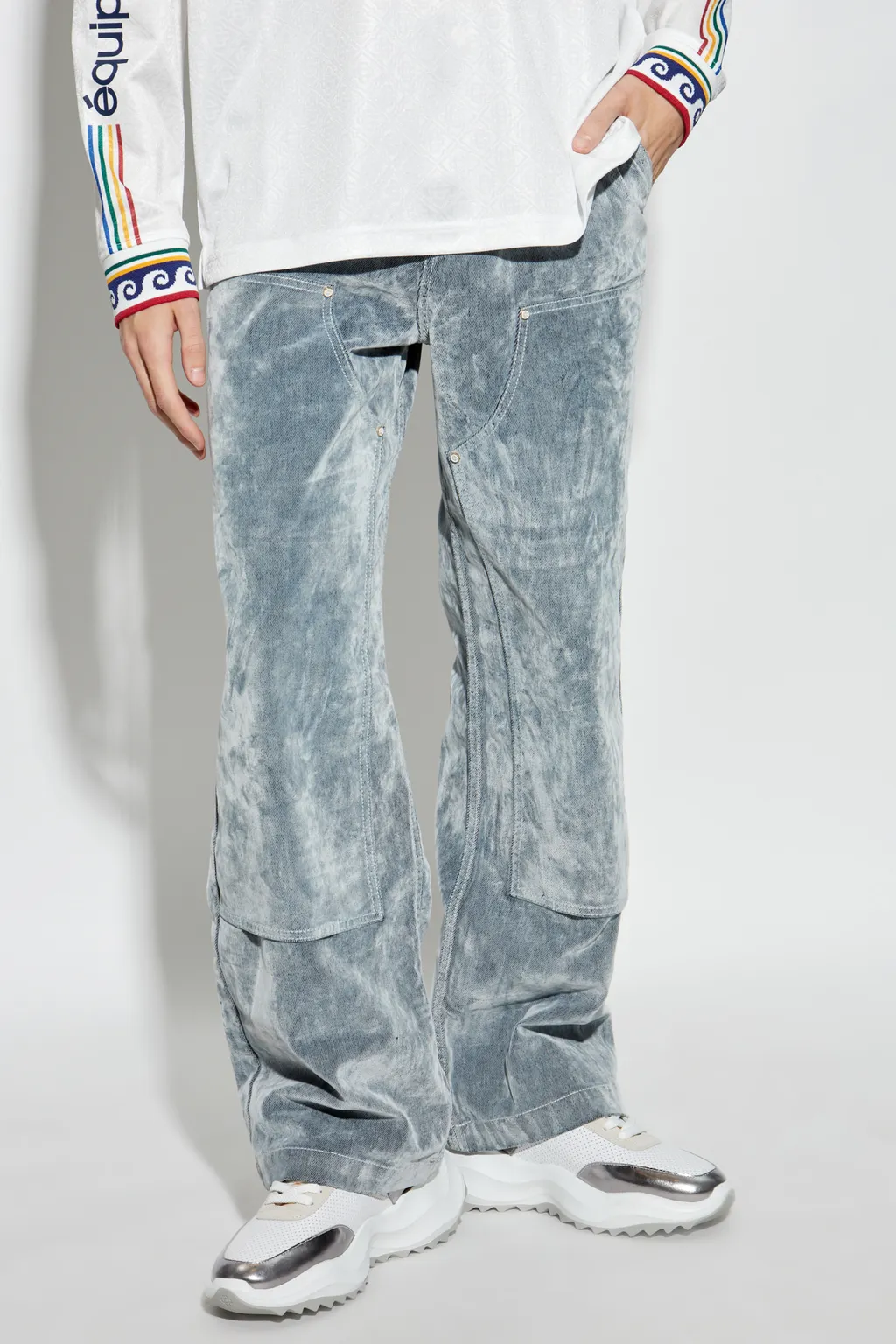 Corduroy Straight Trousers