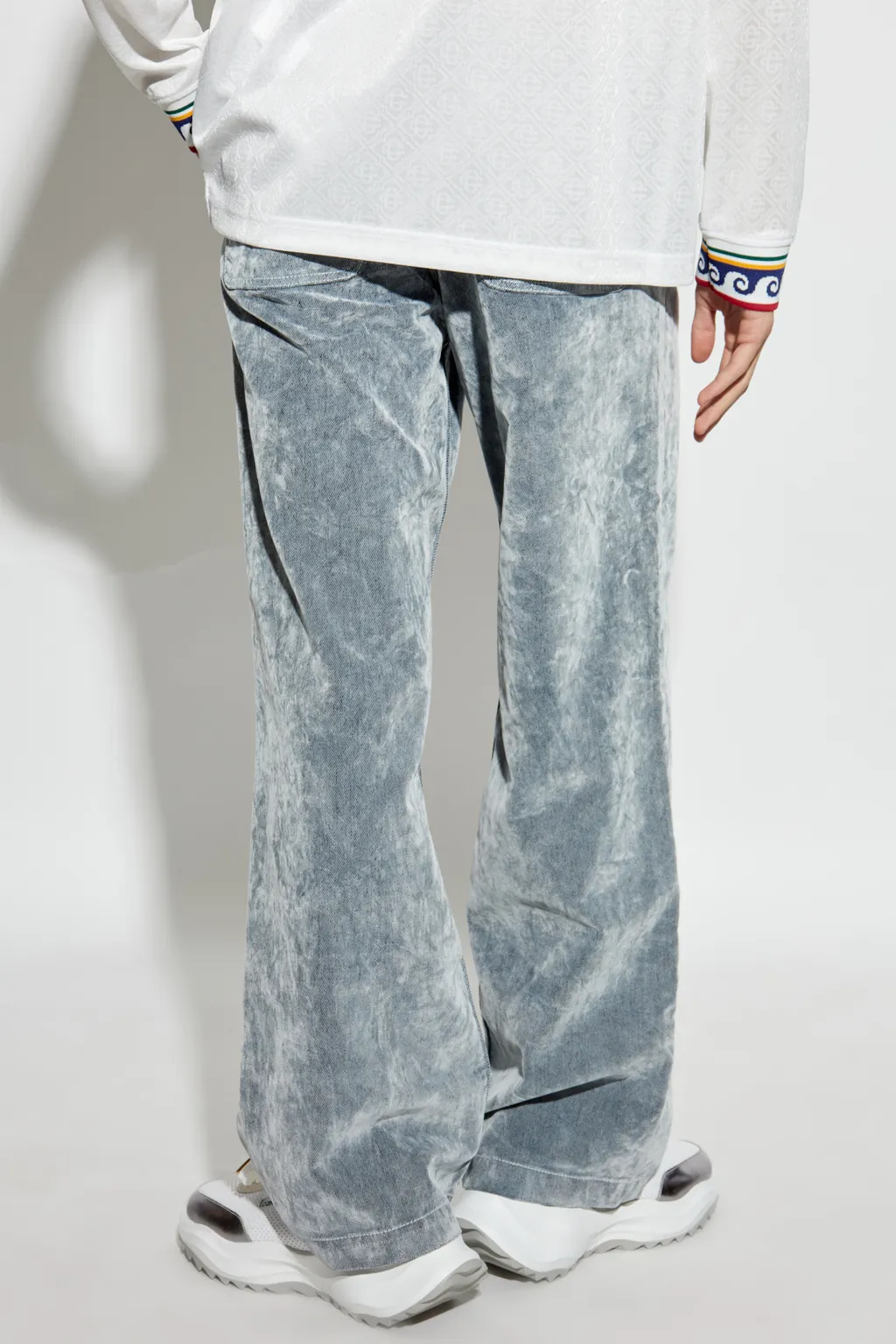 Corduroy Straight Trousers